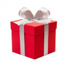 Rotes Geschenkpapier